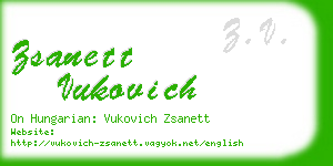zsanett vukovich business card